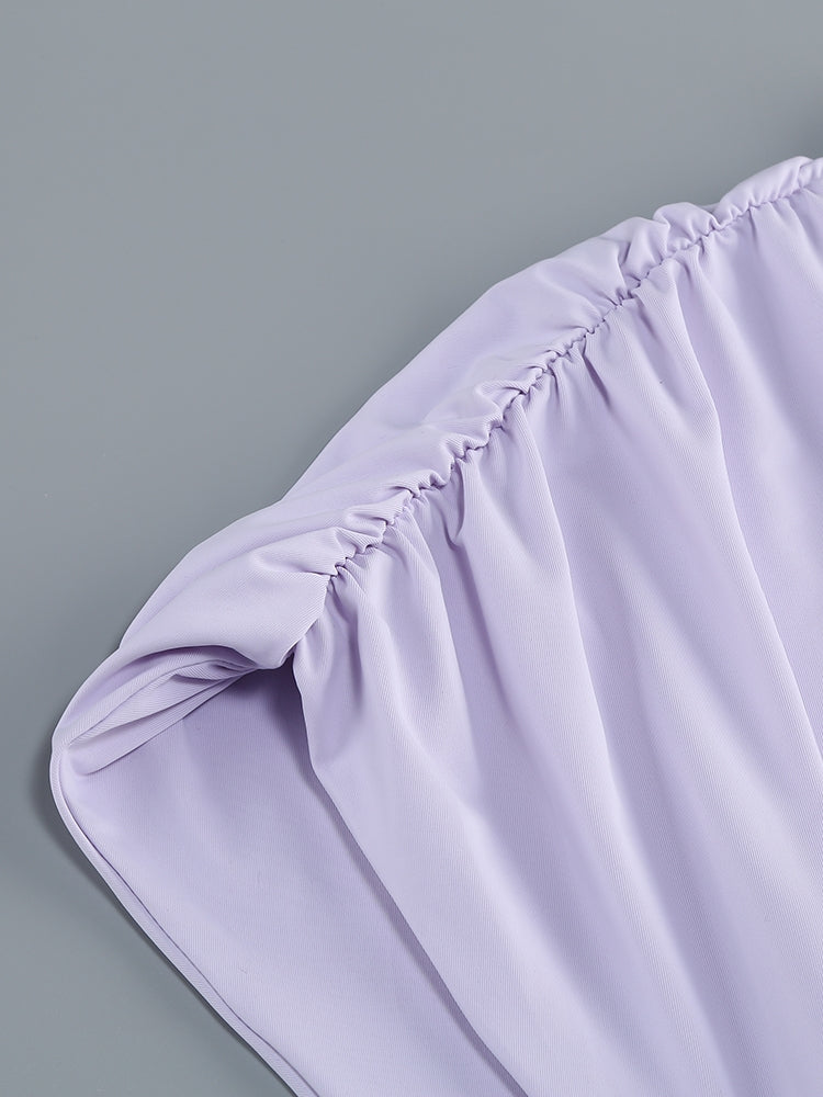 Bowknot Mermaid Maxi Dress