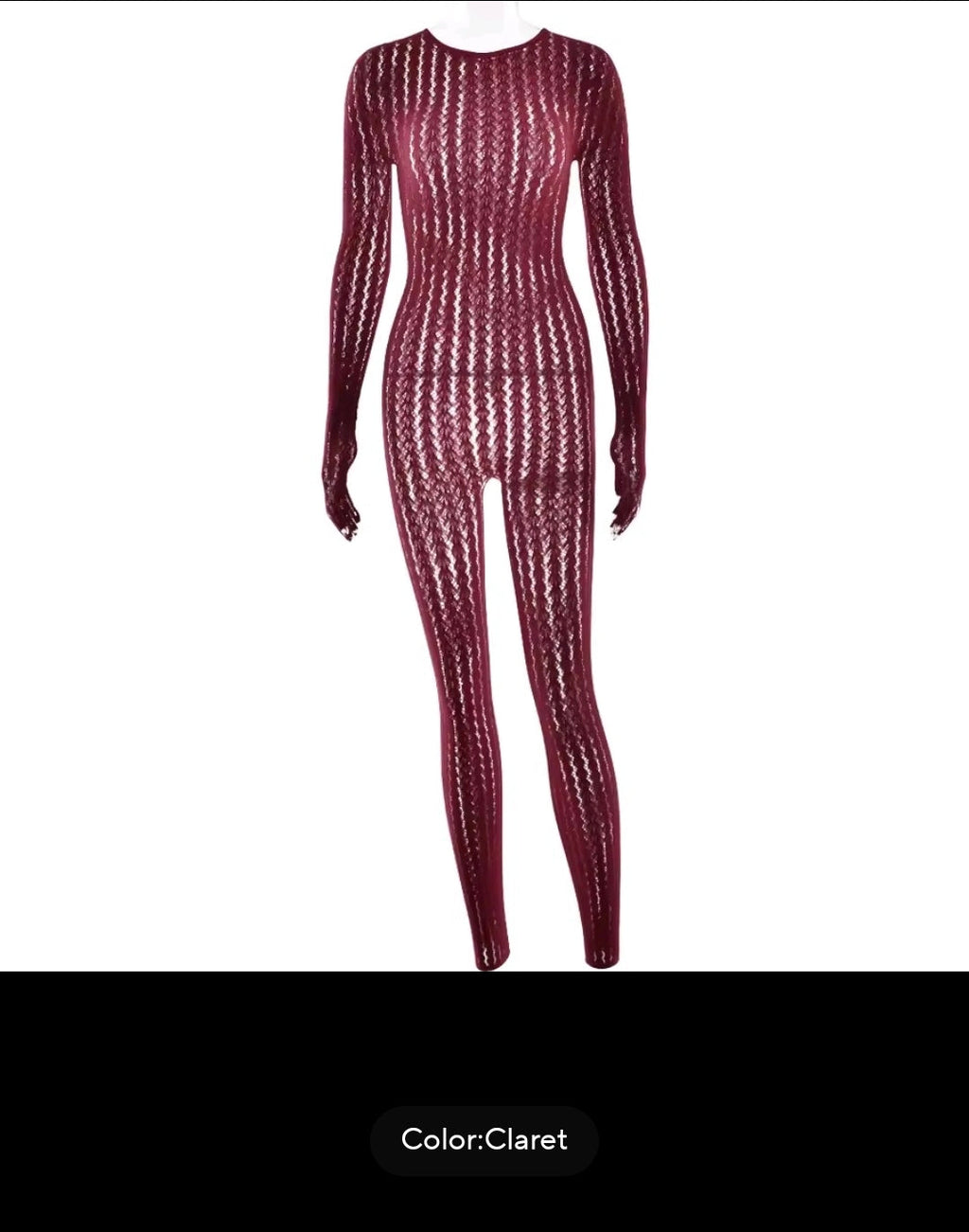 Hottie Mesh Jumpsuit