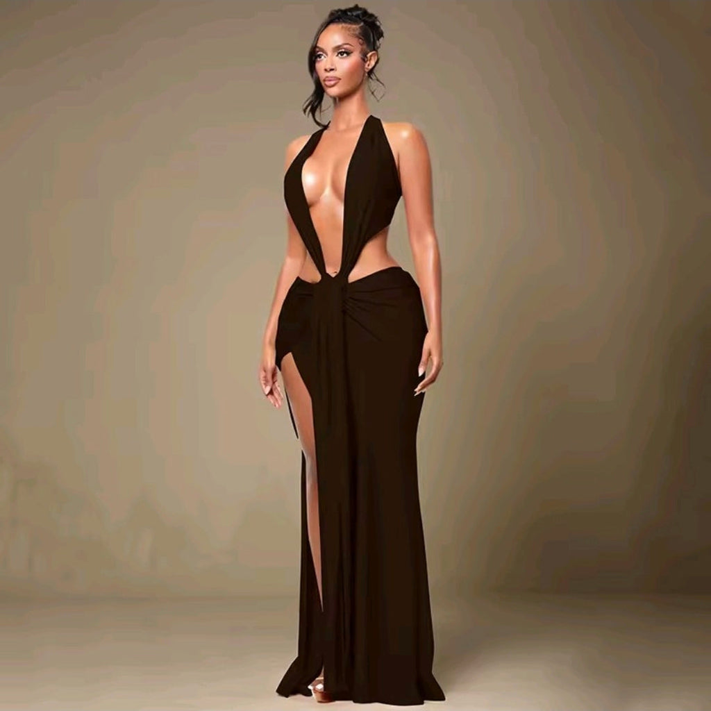 Desha Side Split Maxi Dress