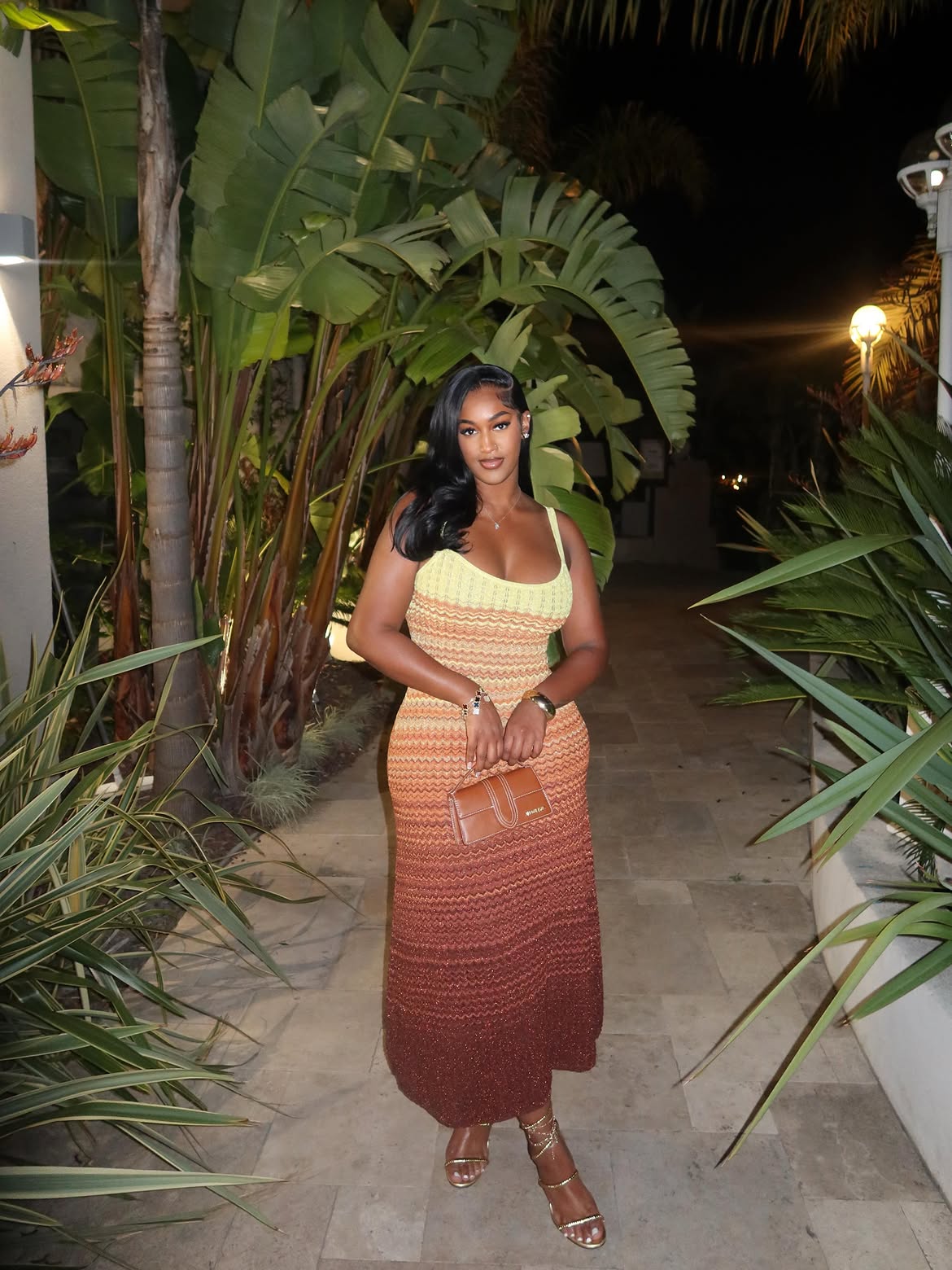 Boho Knitted Maxi Dress