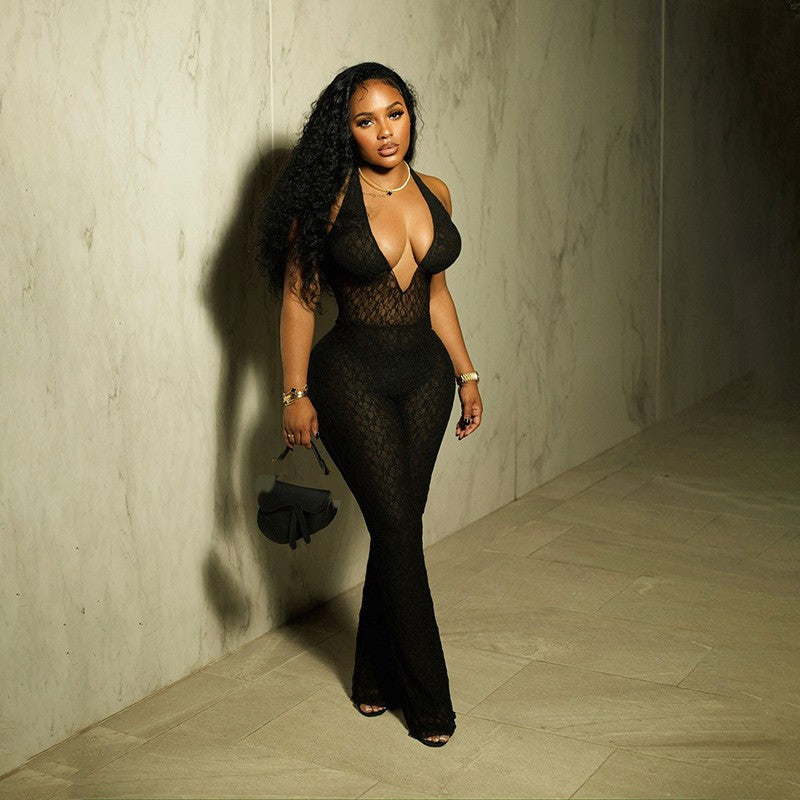 Ali Mesh Jumpsuit