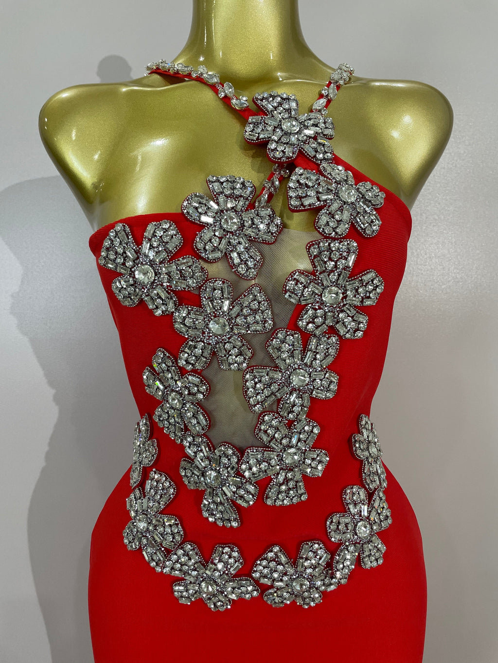 Anita Bodycon Bandage Maxi Dress