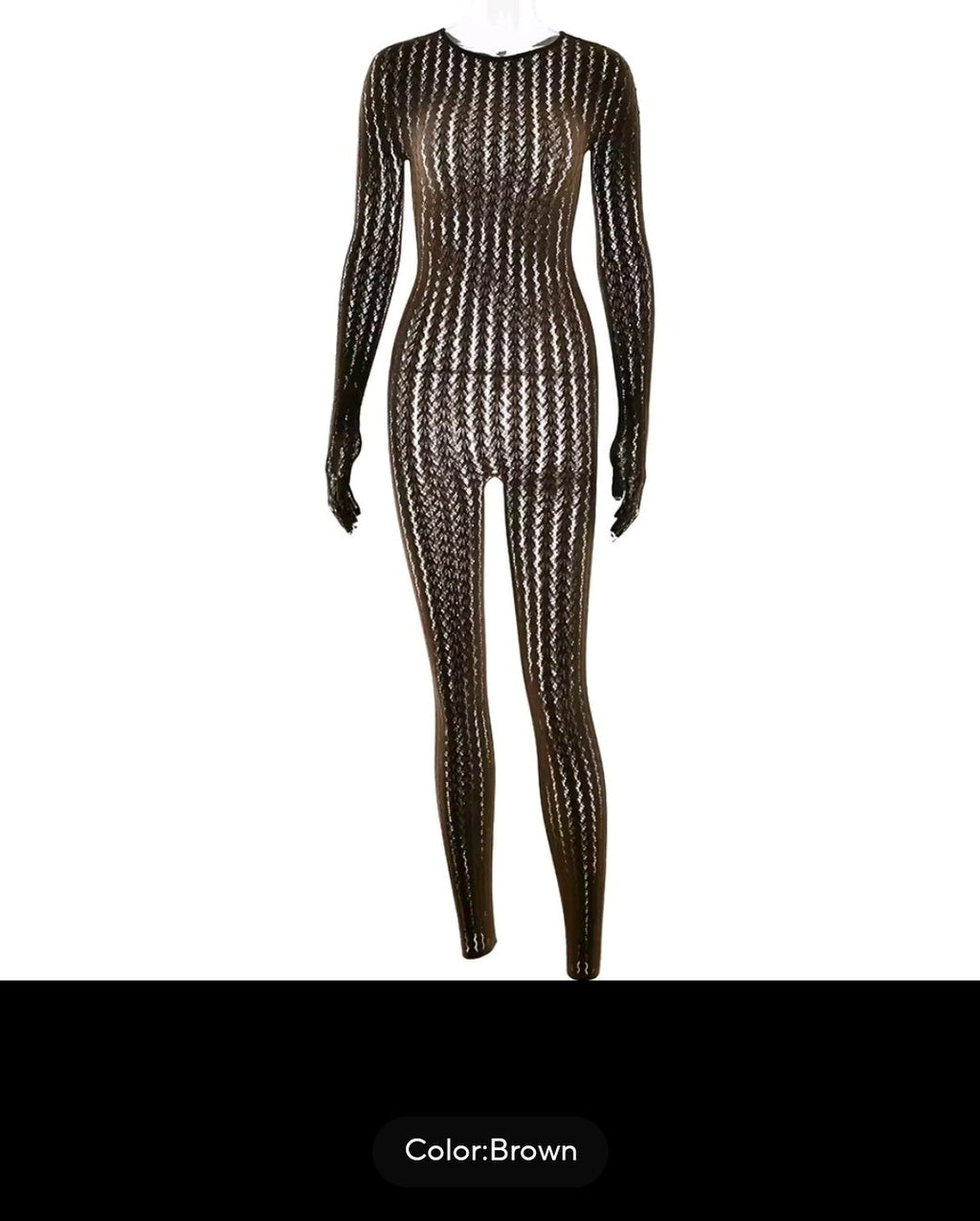Hottie Mesh Jumpsuit