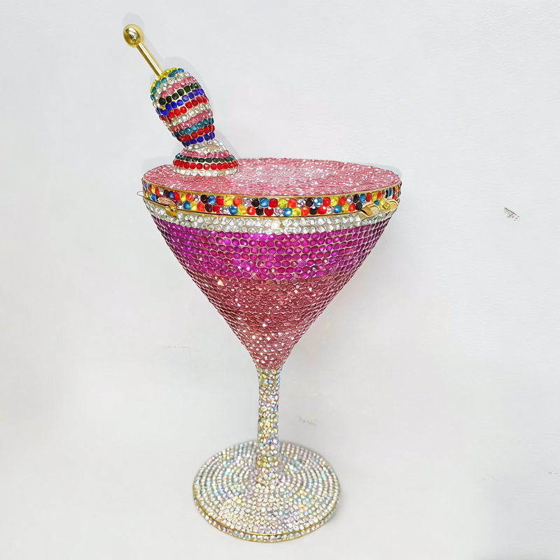 Goblet Diamond Clutch Bag