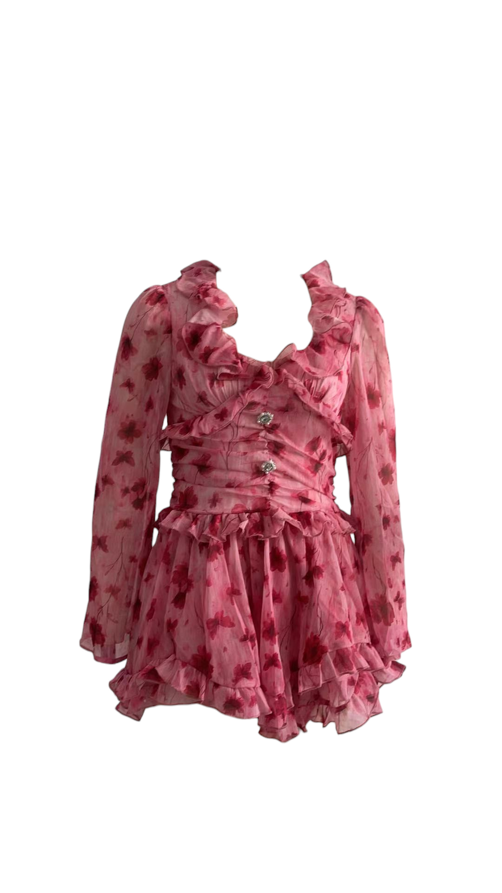 Brunching Ruffles Mini Dress