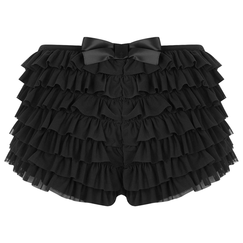 Low Rise Ruffles Tiered Short