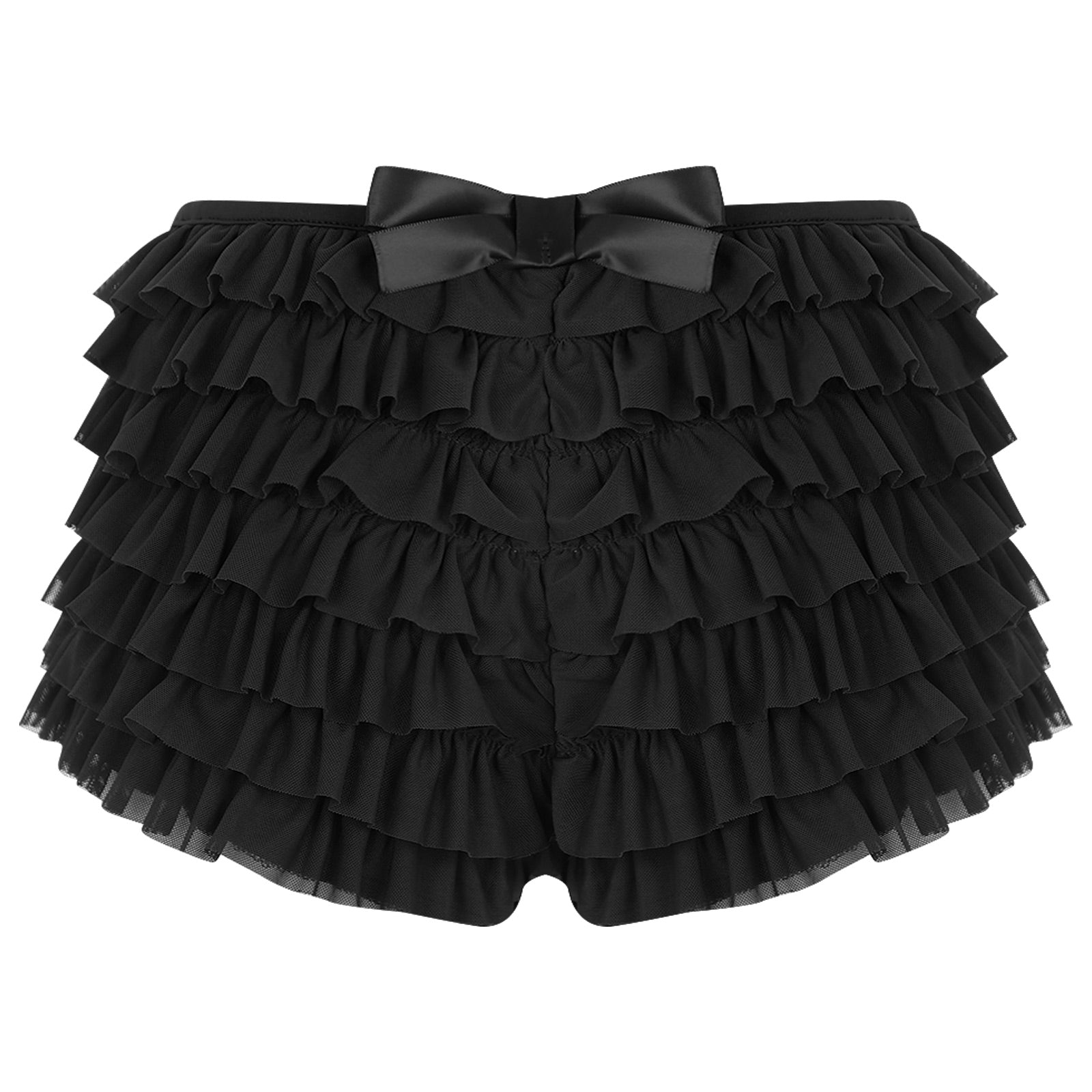 Low Rise Ruffles Tiered Short
