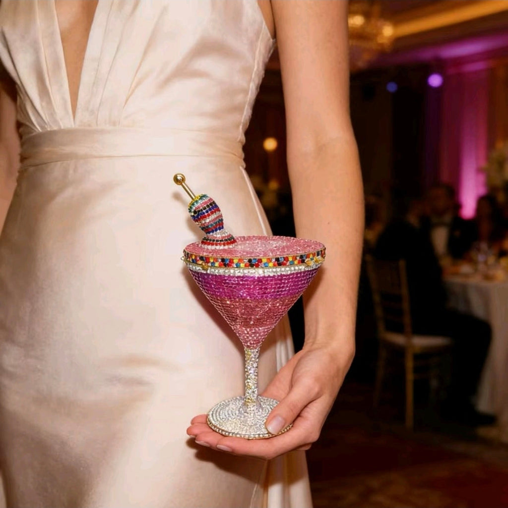Goblet Diamond Clutch Bag