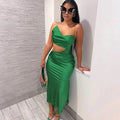 Jodie Elegant Bodycon Satin Dress