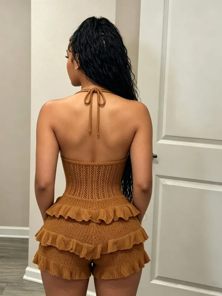 Coquette Crochet Romper