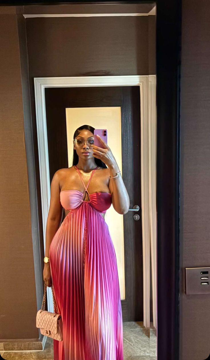 Estherly Gradient Maxi Dress