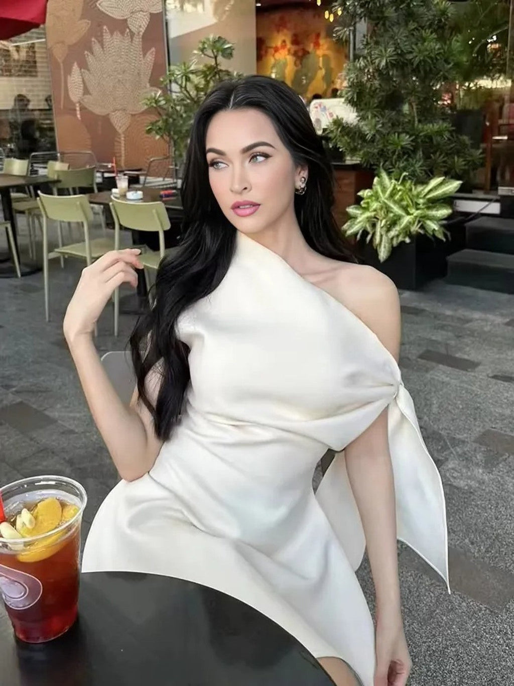 Jazmyne One-Shoulder Mini Dress