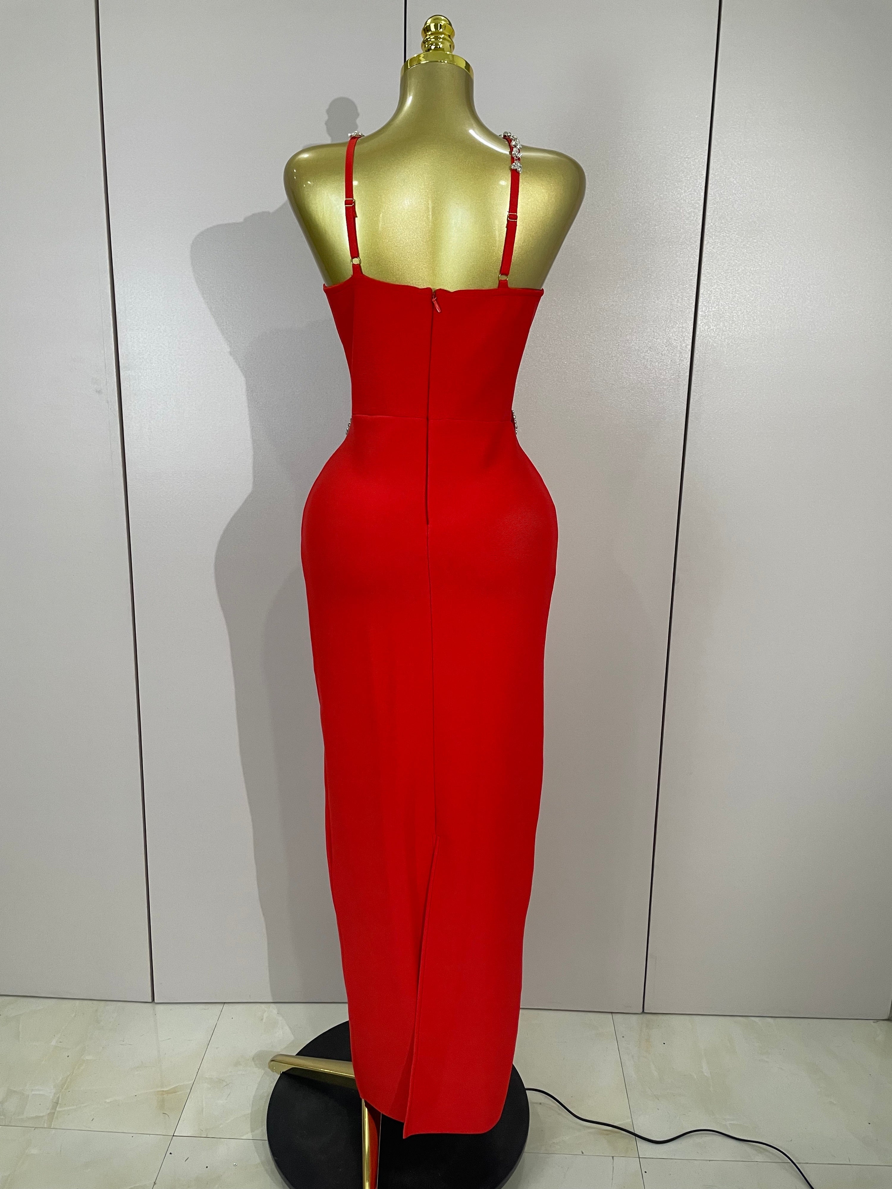 Anita Bodycon Bandage Maxi Dress