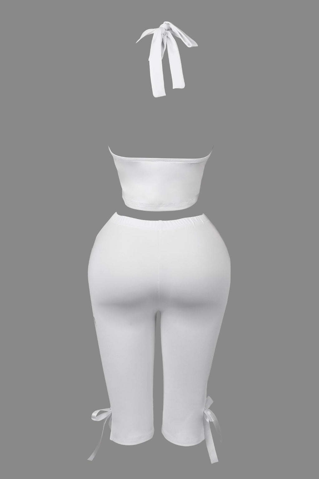 Bow Tie Capri Pants Set