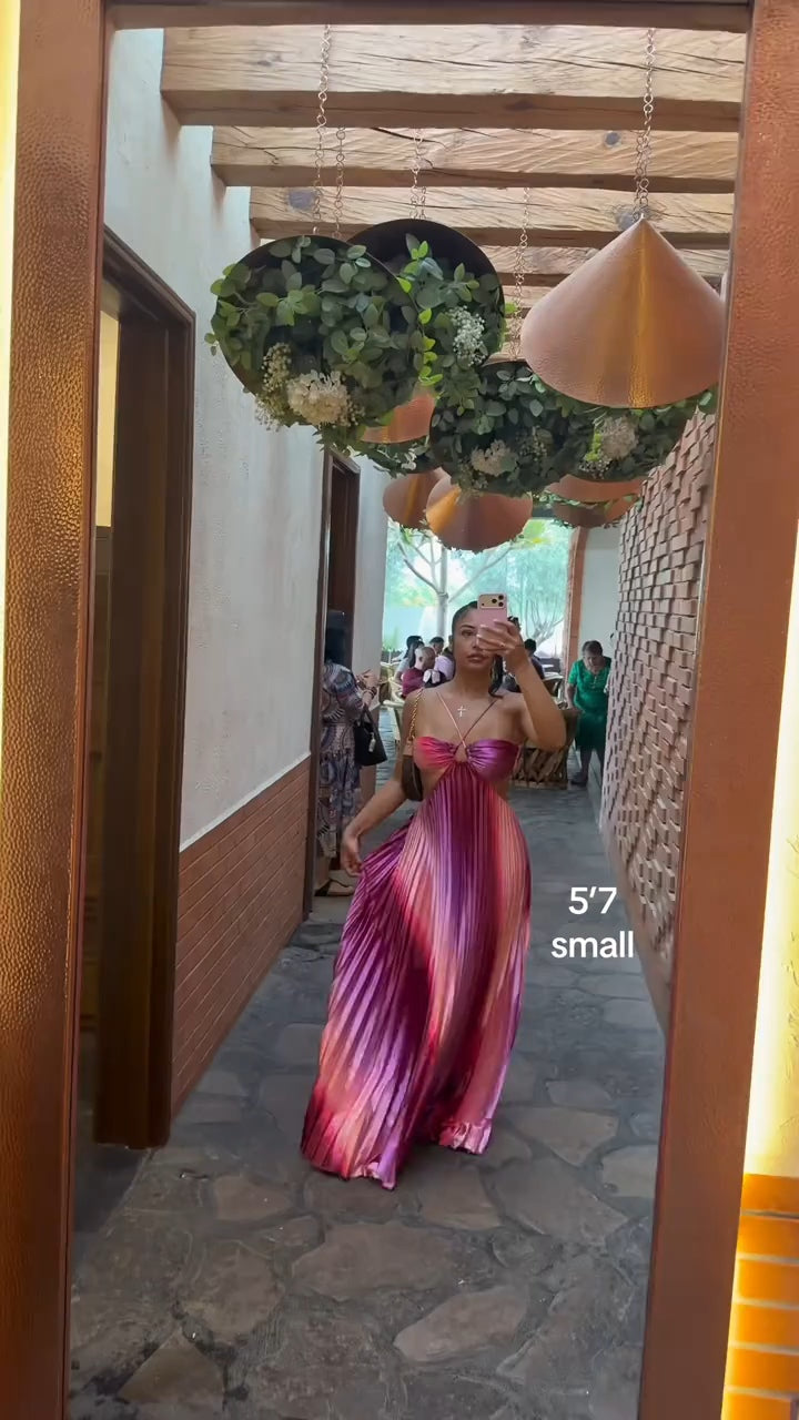 Estherly Gradient Maxi Dress