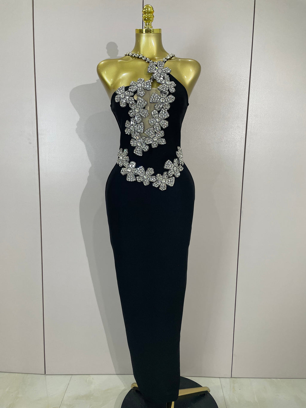 Anita Bodycon Bandage Maxi Dress