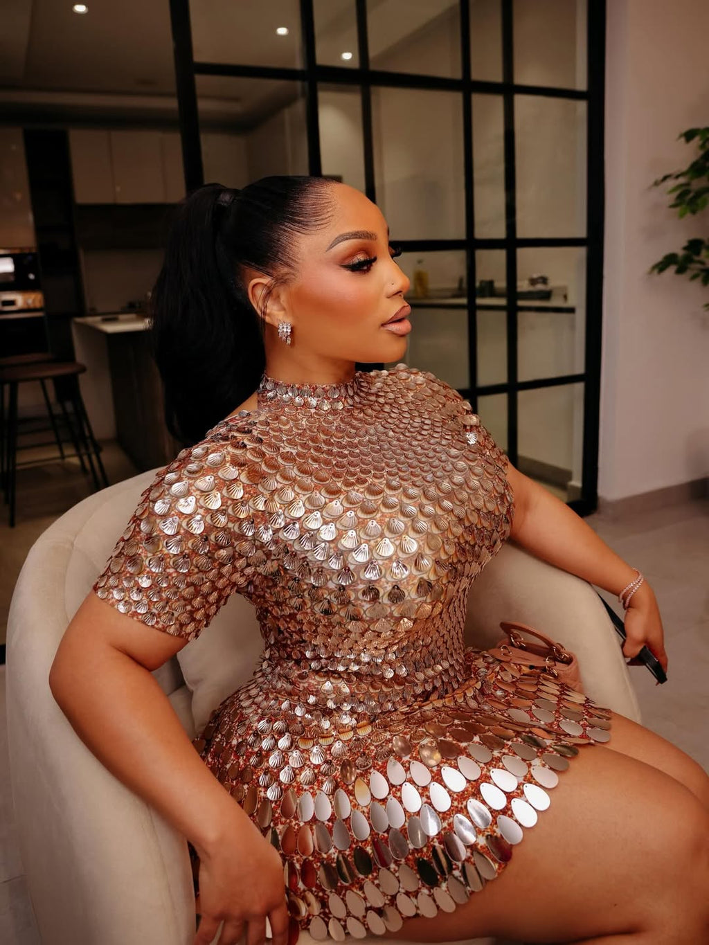 Life Of The Party Sequins Dress