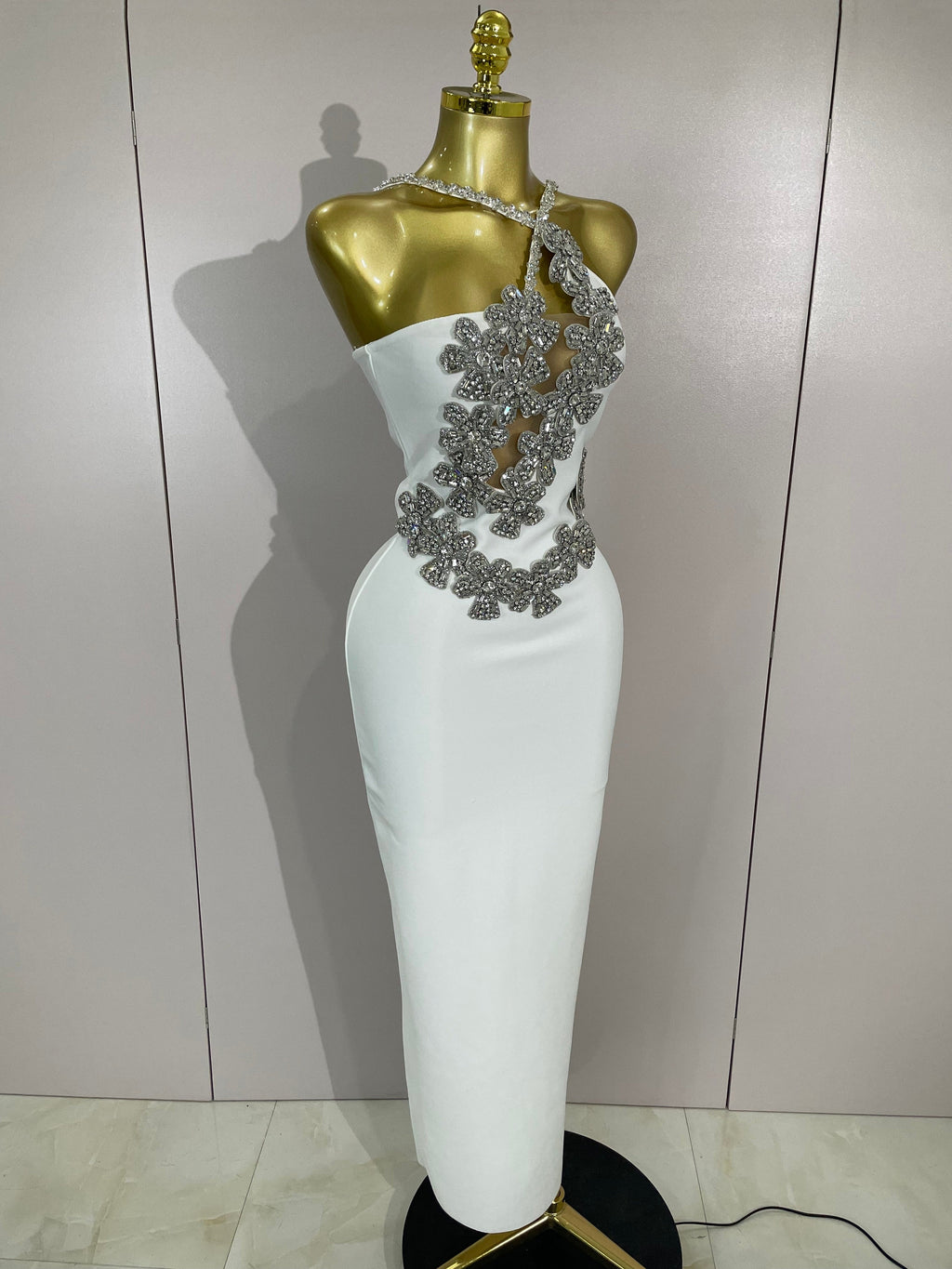 Anita Bodycon Bandage Maxi Dress