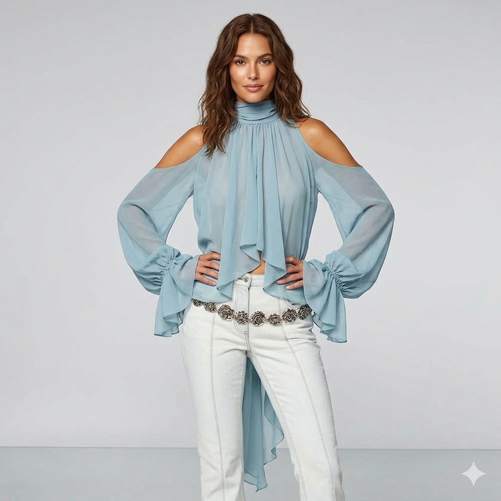 Kathryn Sheer Blouse