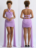 Naiya Knot Mini Dress