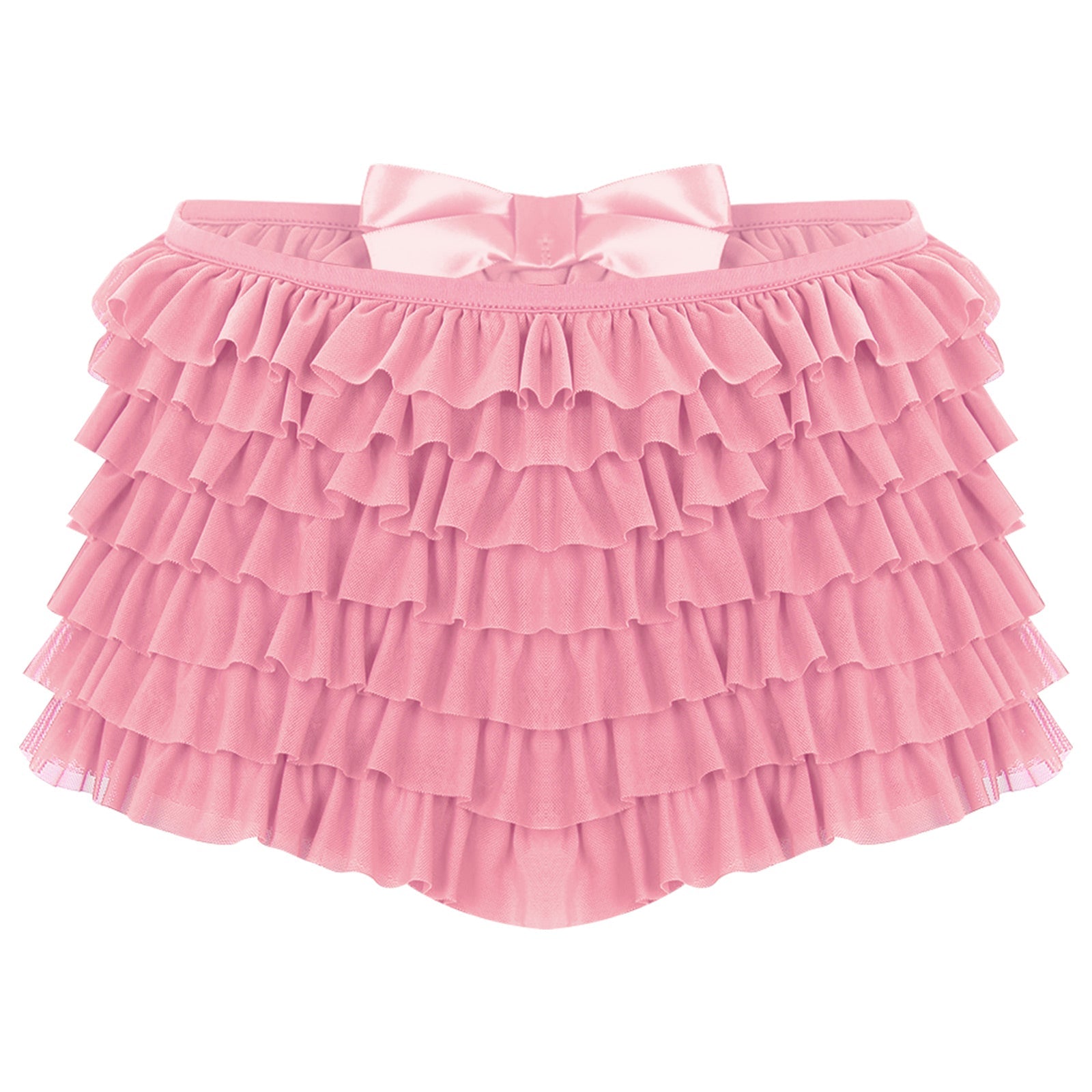 Low Rise Ruffles Tiered Short