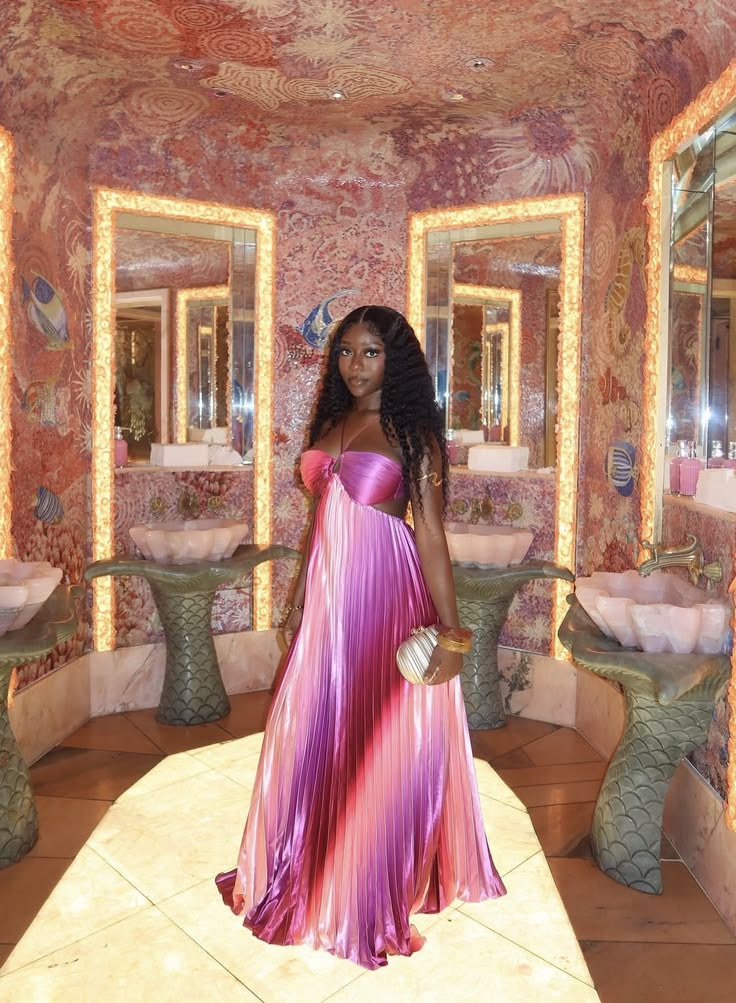Estherly Gradient Maxi Dress