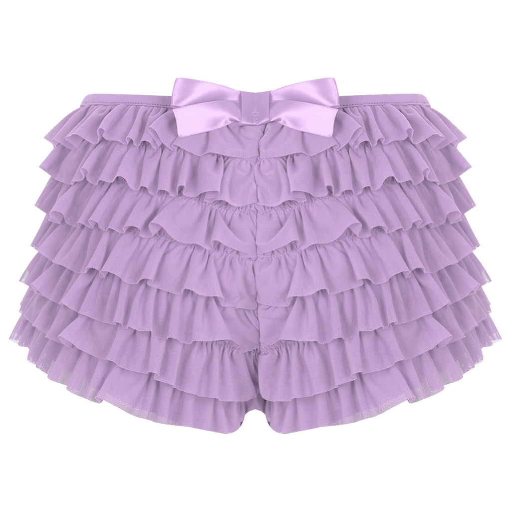 Low Rise Ruffles Tiered Short