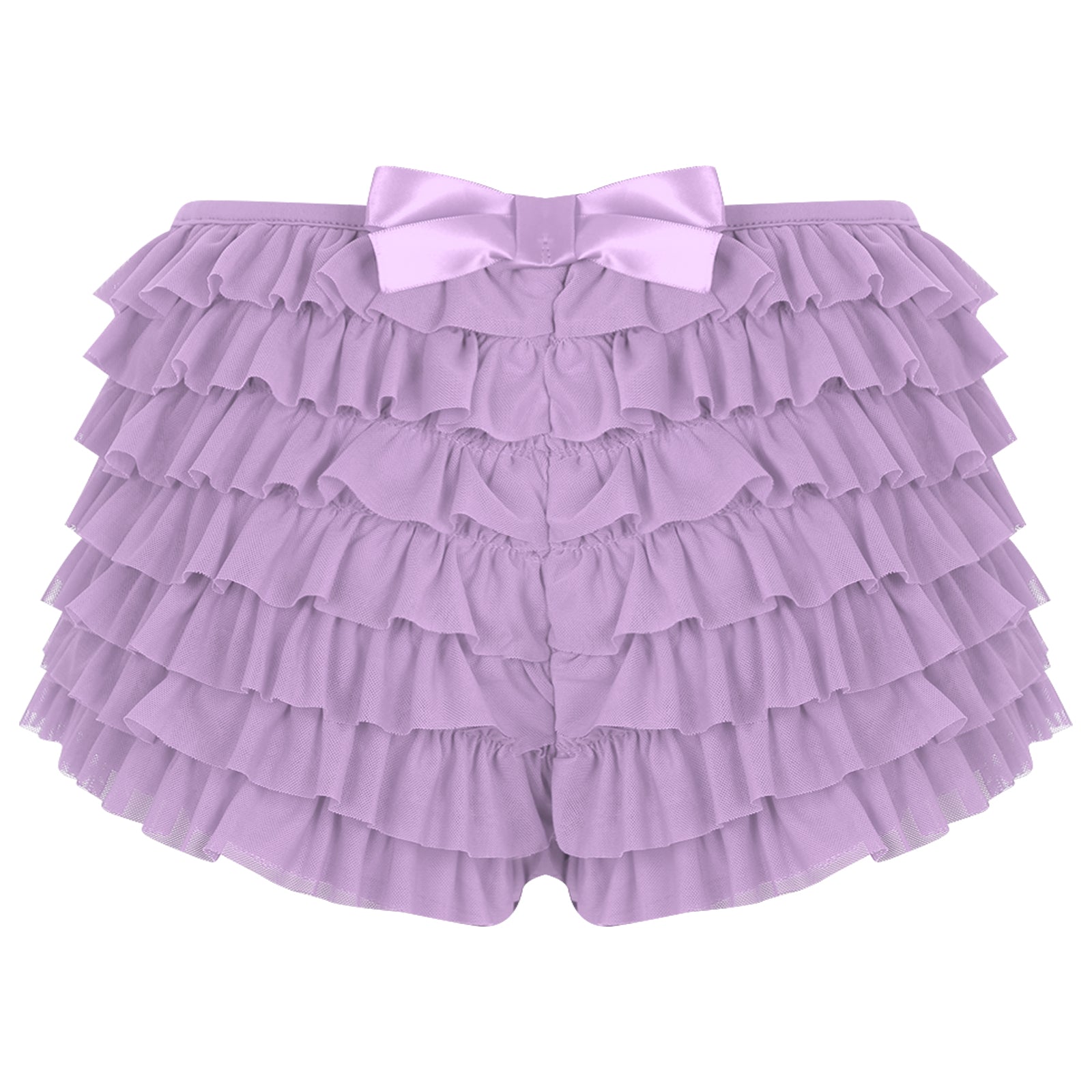 Low Rise Ruffles Tiered Short