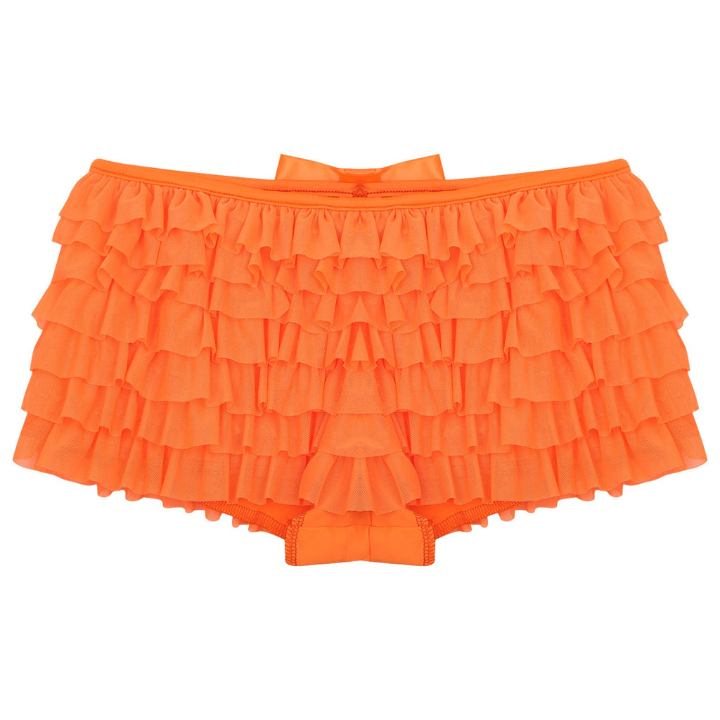 Low Rise Ruffles Tiered Short