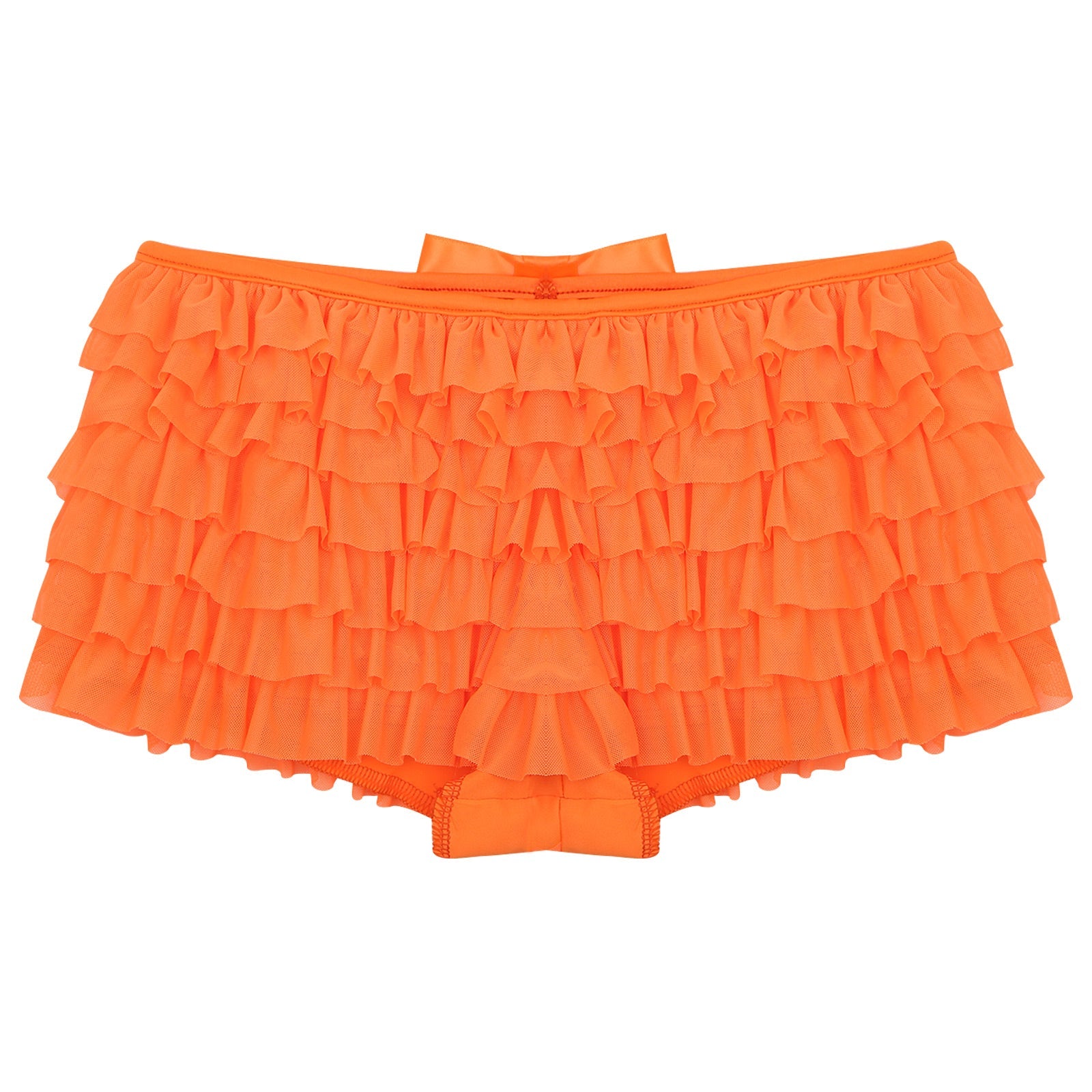 Low Rise Ruffles Tiered Short
