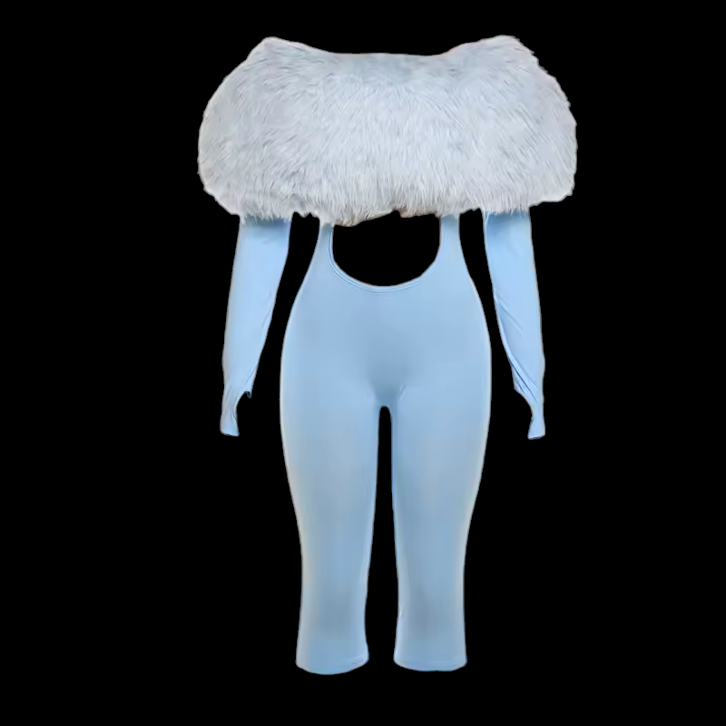 Fur Fantasy Jumpsuit