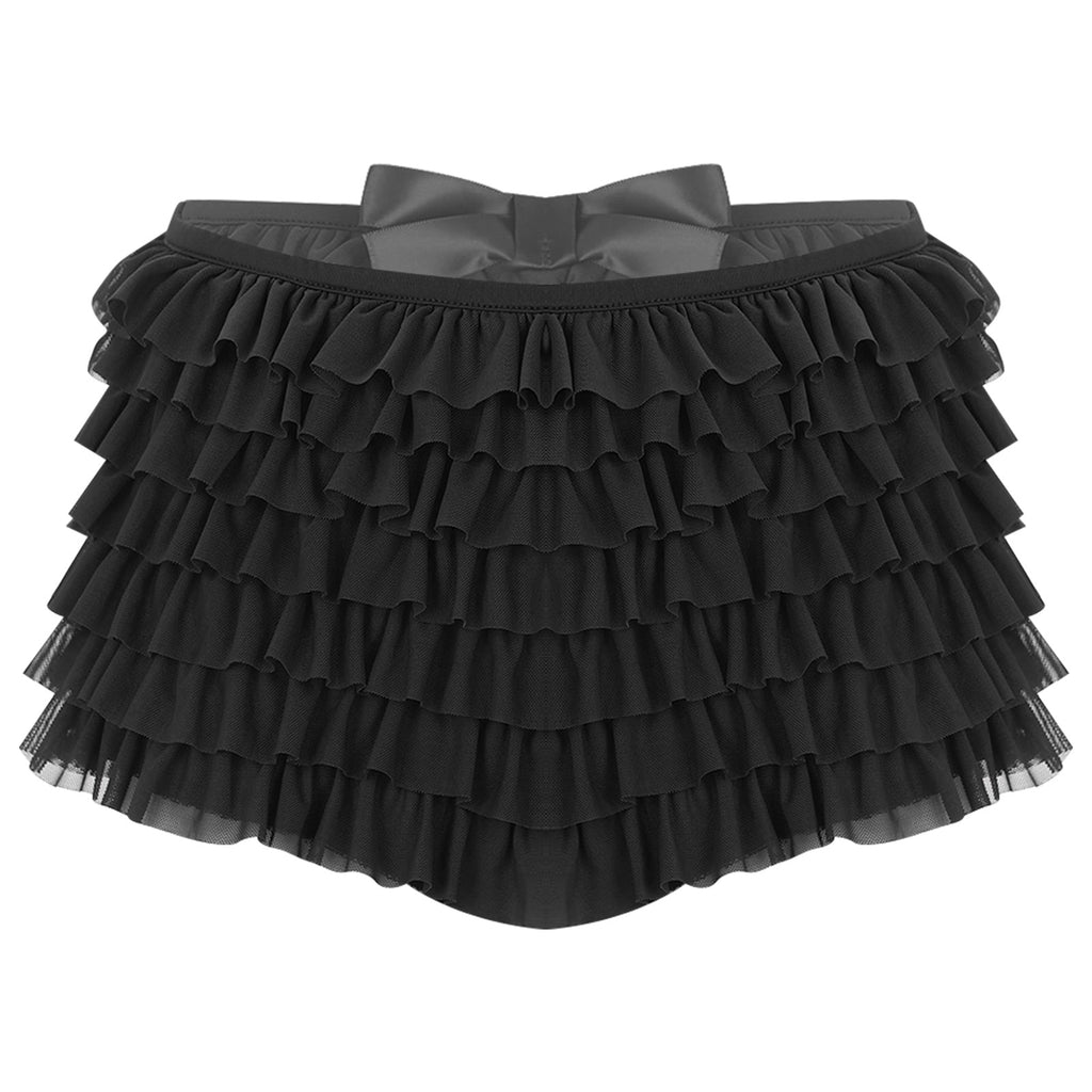 Low Rise Ruffles Tiered Short