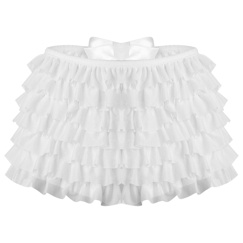 Low Rise Ruffles Tiered Short