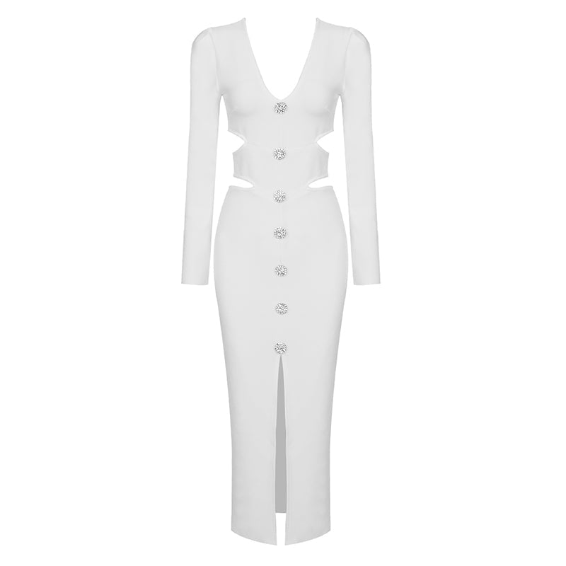 First Lady Bandage Midi Dress