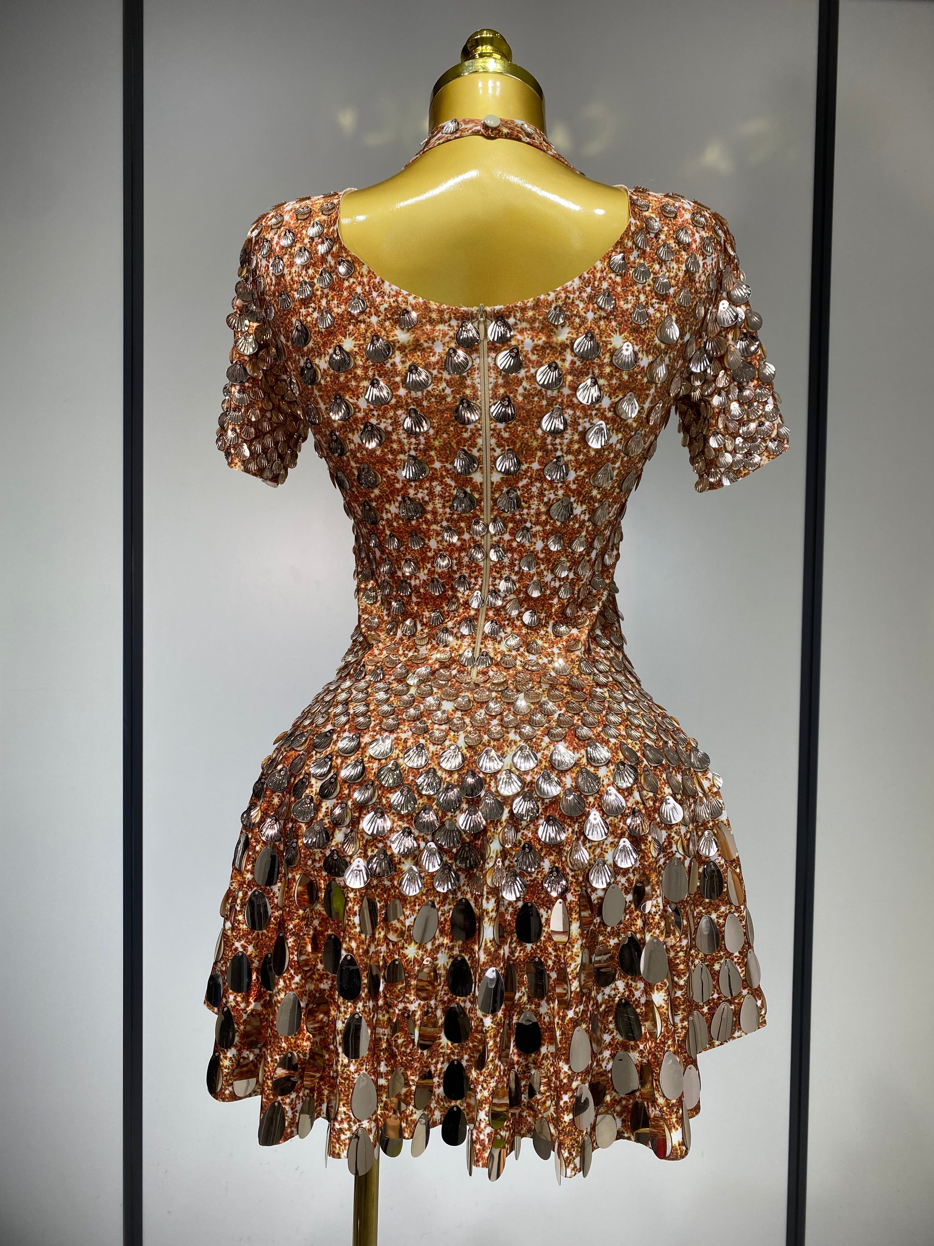 Life Of The Party Sequins Dress