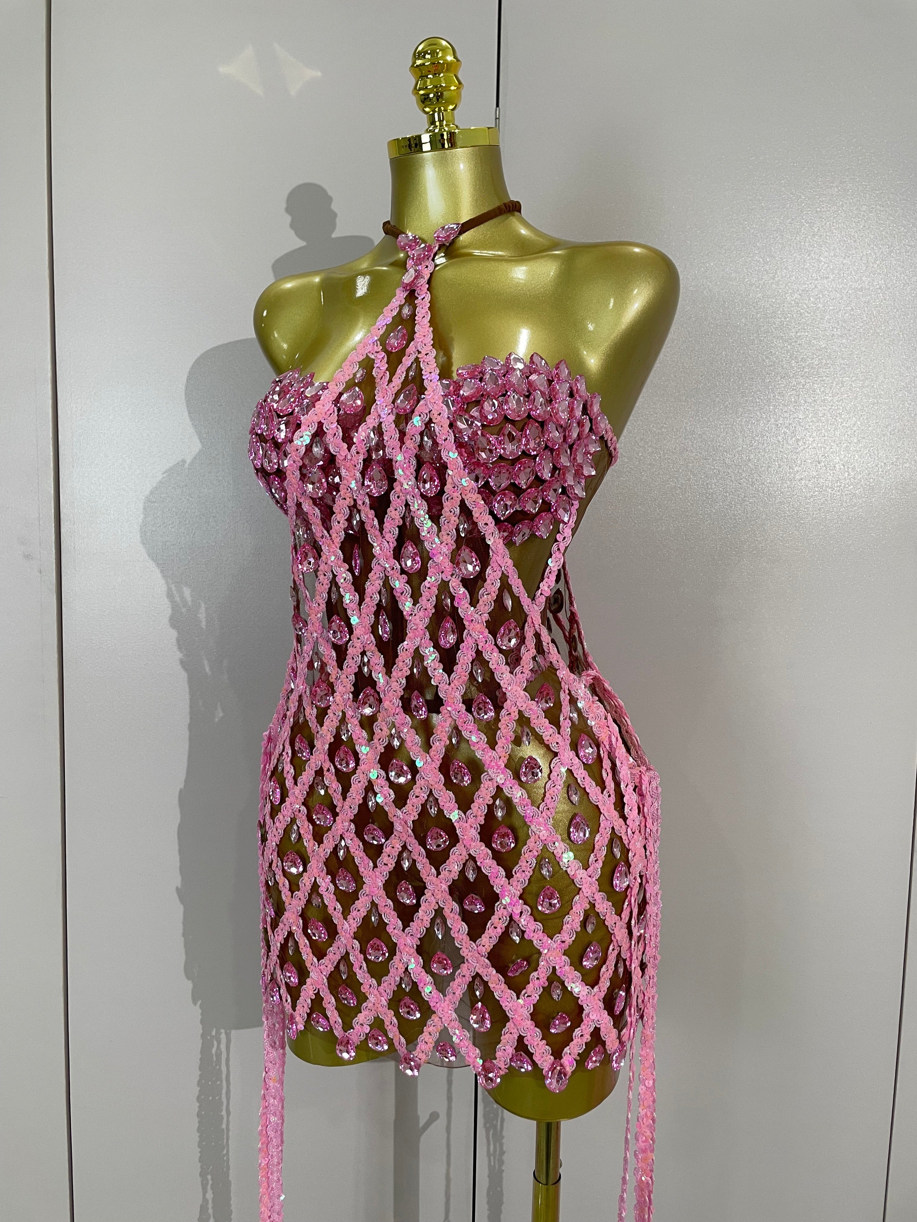 Diamonds In The Sky Mini Dress Set