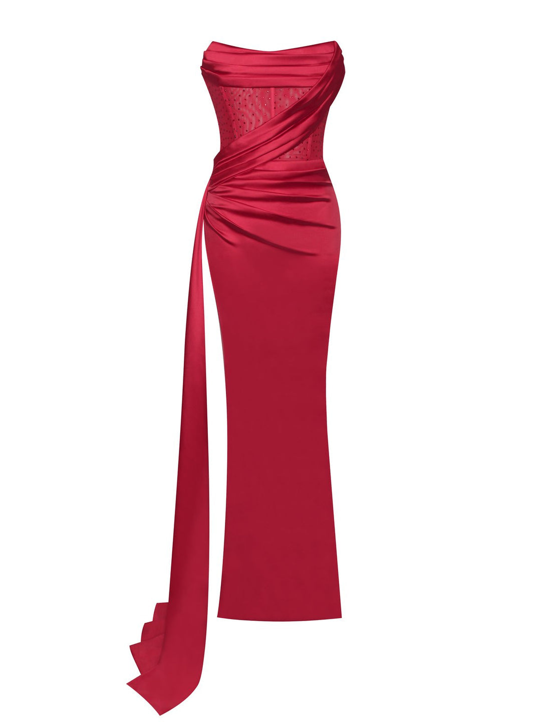 Dania Satin Corset Maxi Dress