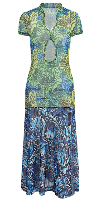 Chun Lee Bodycon Midi Dress