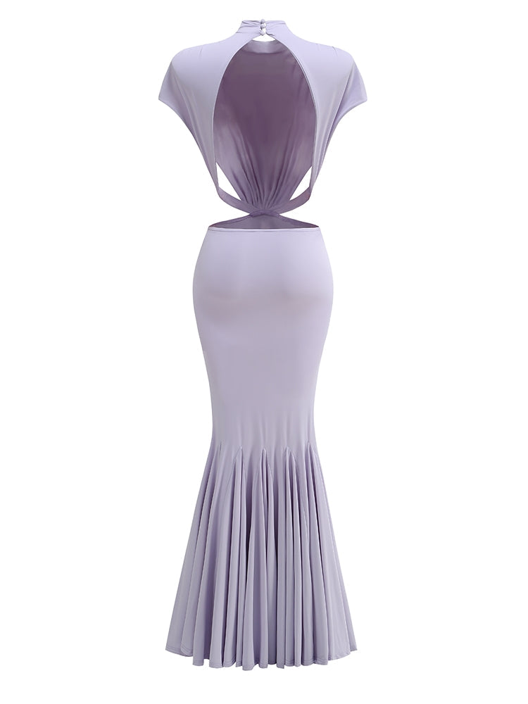 Bowknot Mermaid Maxi Dress