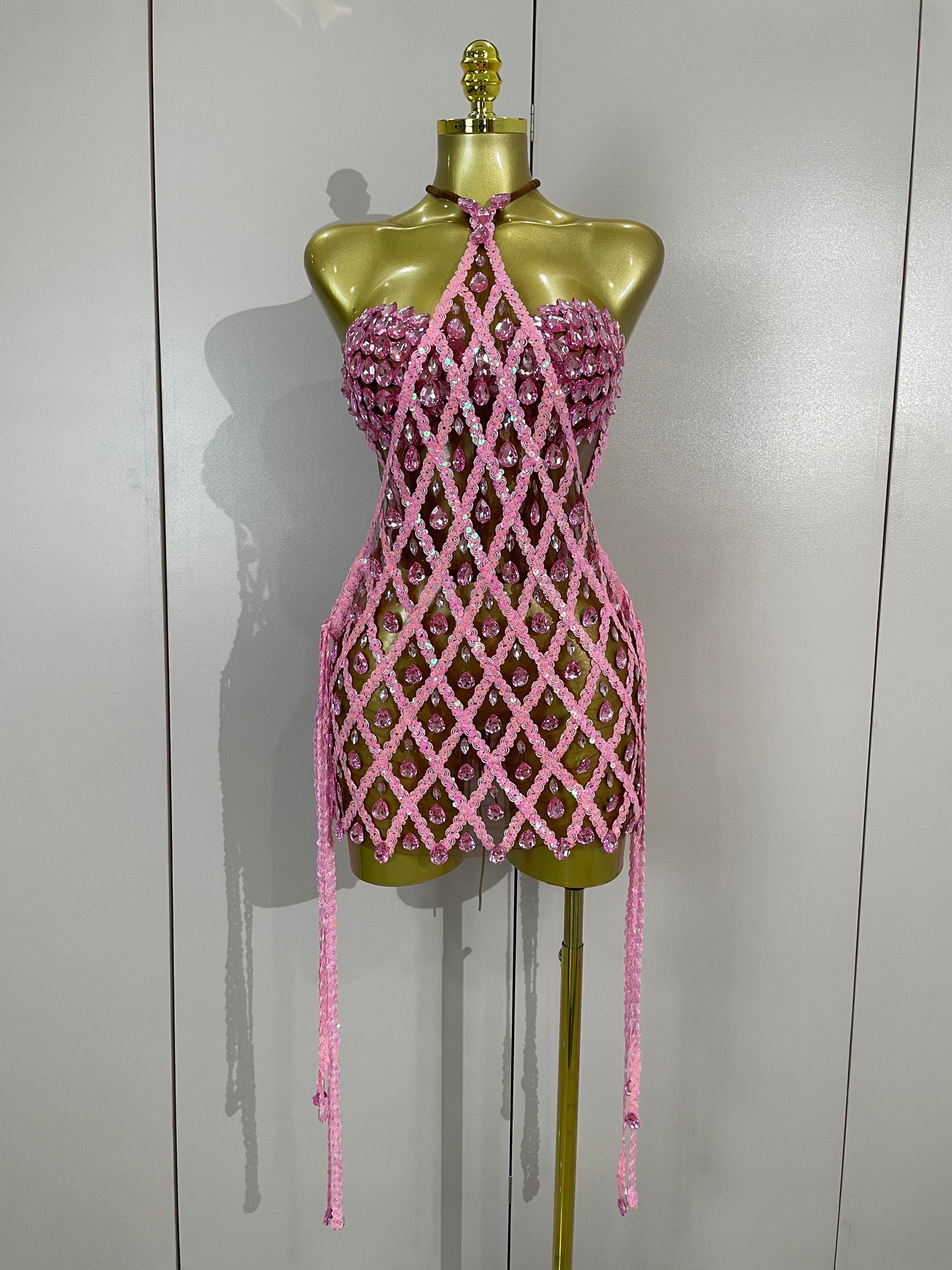 Diamonds In The Sky Mini Dress Set