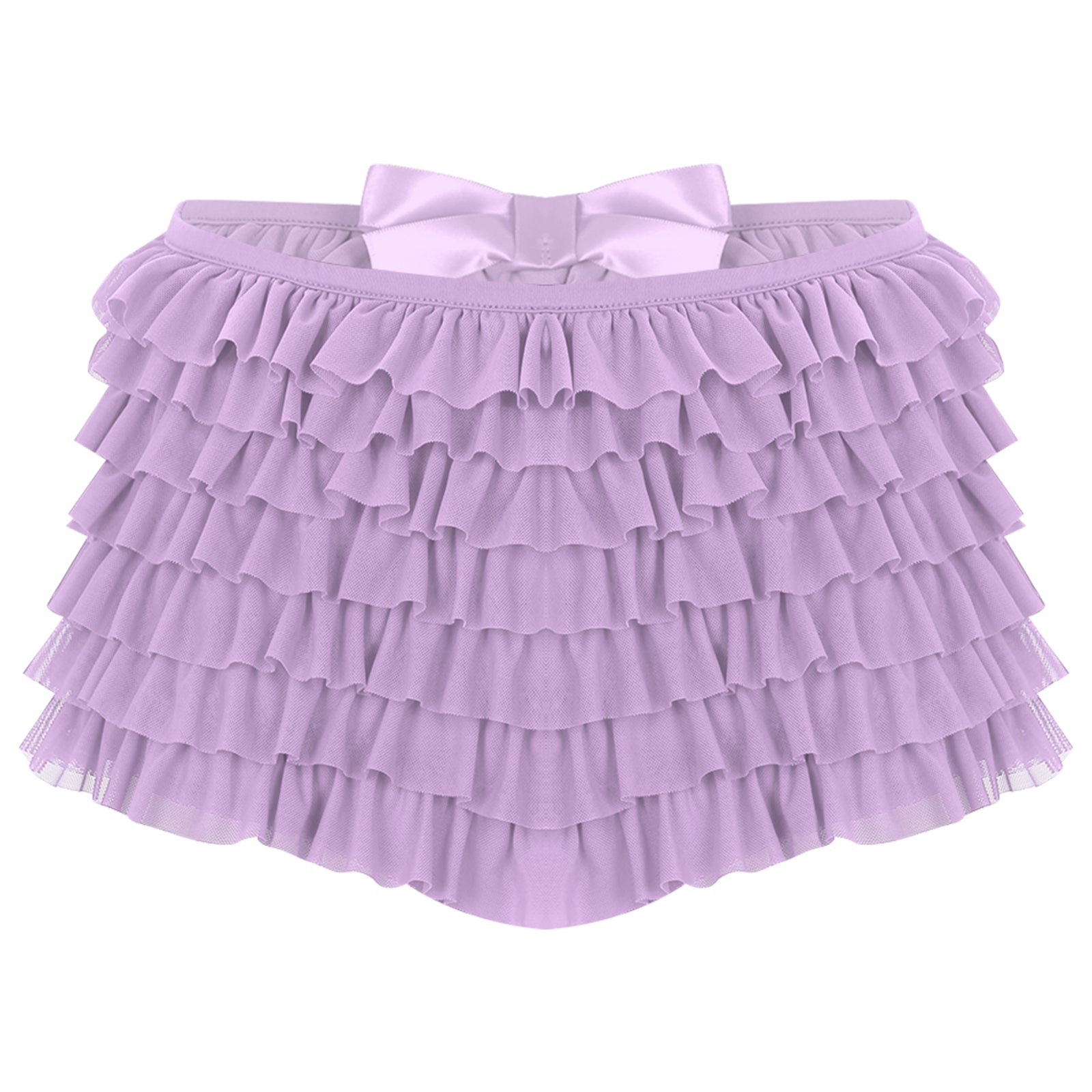 Low Rise Ruffles Tiered Short