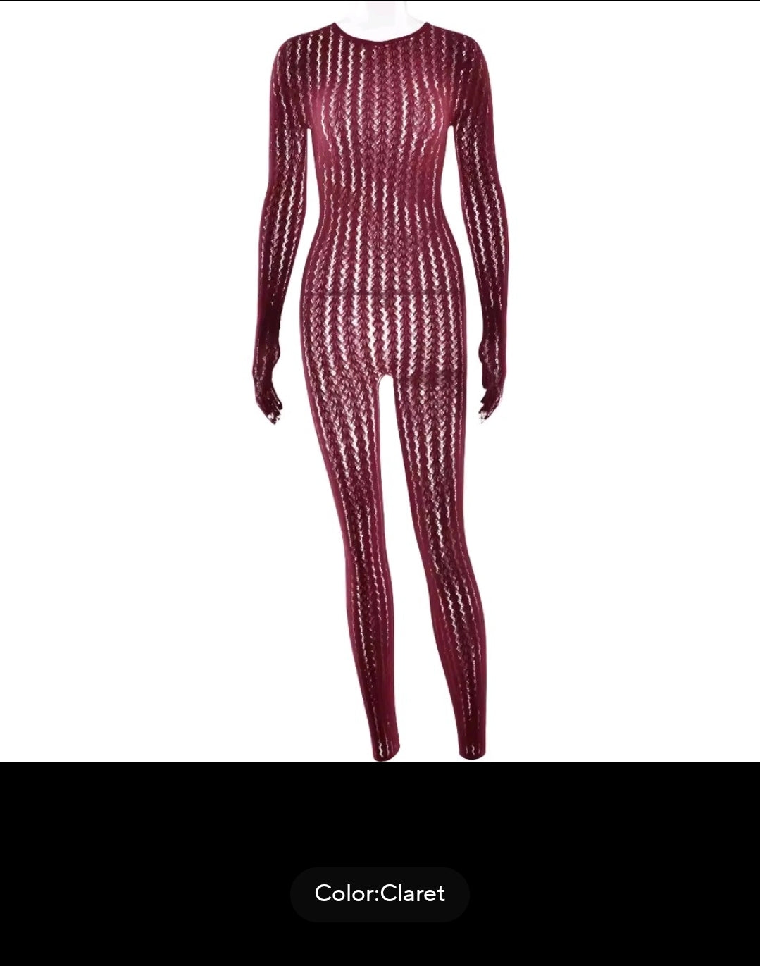 Hottie Mesh Jumpsuit